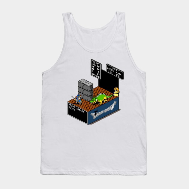 Dragon Quest Pixel Tank Top by BUSTLES MOTORCYCLE